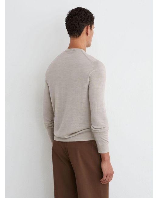 Reiss Multicolor Merino Wool Crew-Neck Jumper for men
