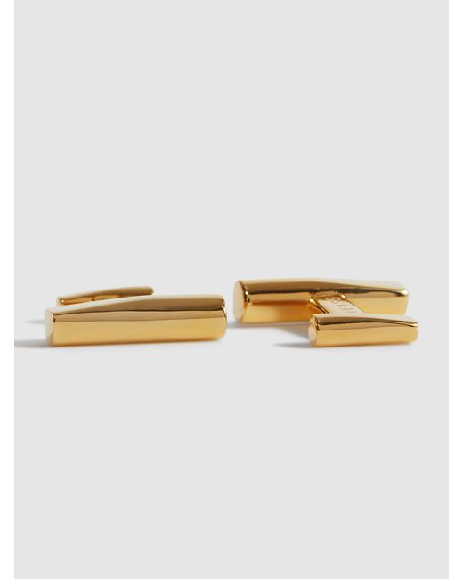 Reiss White Bar Cufflinks for men