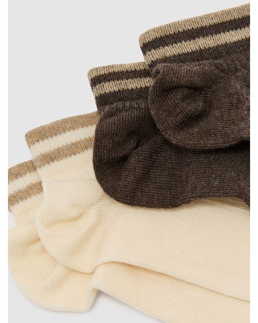 Reiss Multicolor 2-Pack Cotton-Blend Trainer Socks