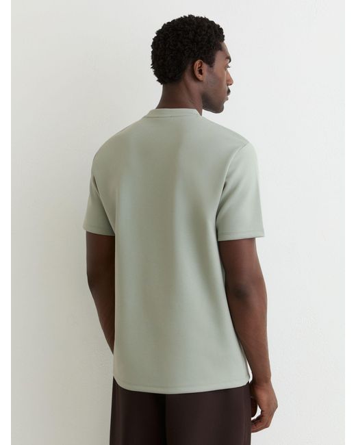 Reiss Bradley - Mint Green Premium-interlock Modern-fit T-shirt, Xl for men
