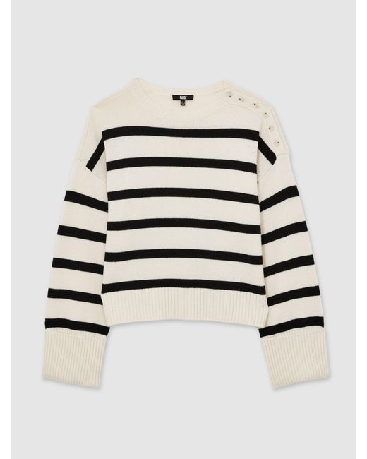PAIGE Gray Wool Blend Jumper