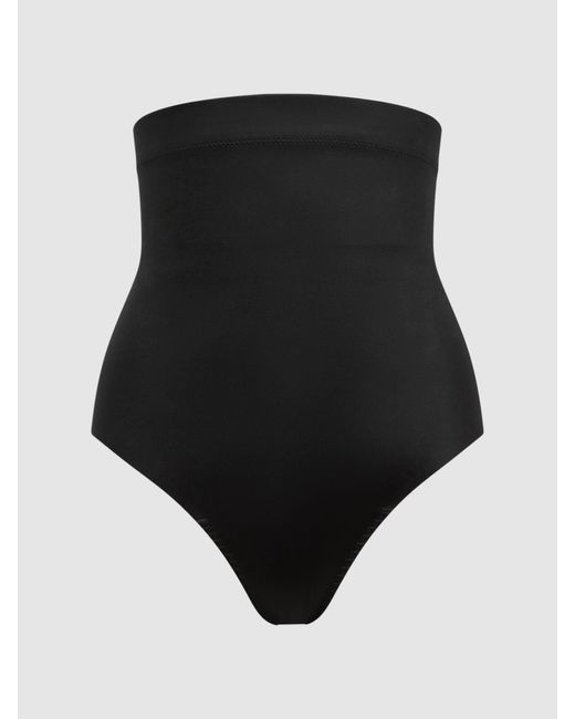 Spanx Black Shapewear Firming High-waisted Thong