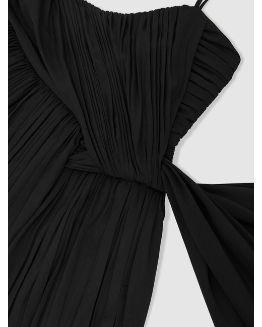 Reiss Sophie - Black | Royal Ballet Pleated Mini Dress, Us 4