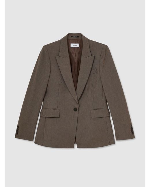 Reiss White Neutral Suit Jacket