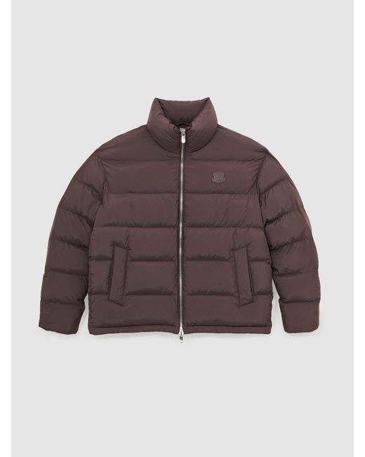 Reiss Myles - Brown Monogram Quilted Relaxed Puffer Jacket, Xxl for men