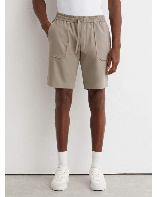 Reiss White Ascend Technical Drawstrings for men