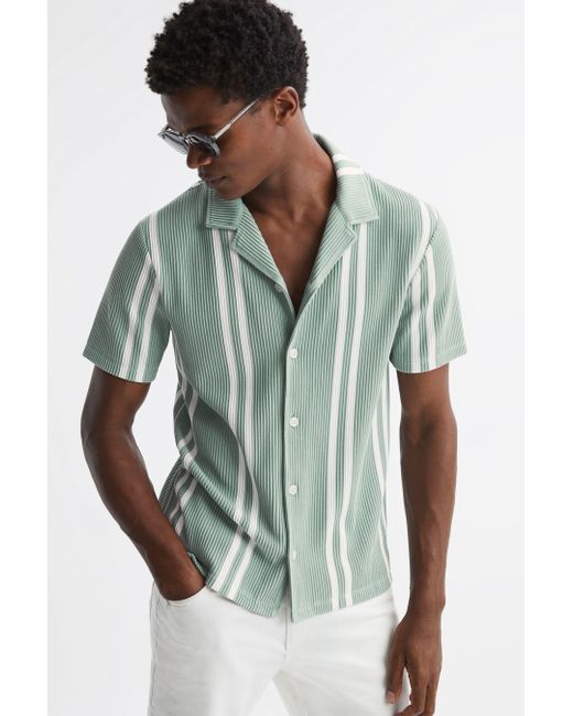 white ribbed shirt