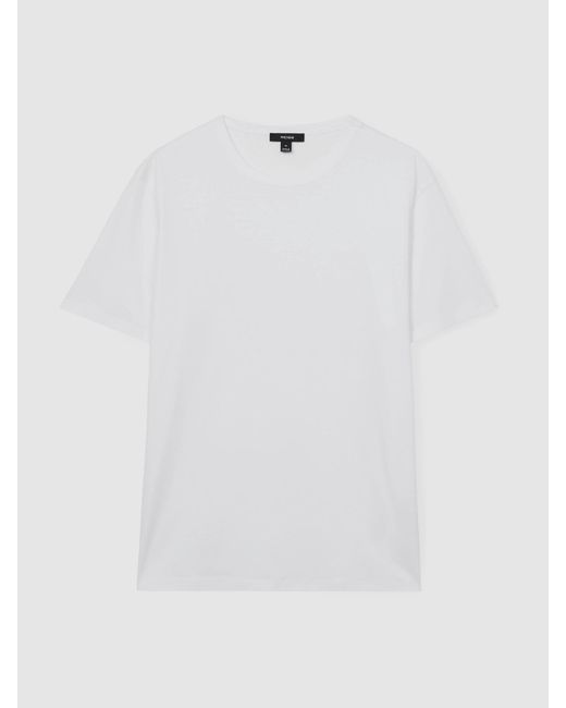 Reiss Count - White Air-water Cotton Tailored-fit T-shirt, Xxl for men
