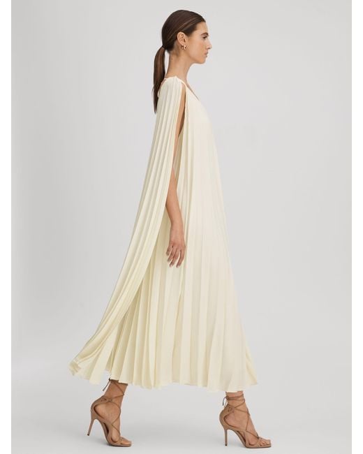 Reiss Natural Midi Dress