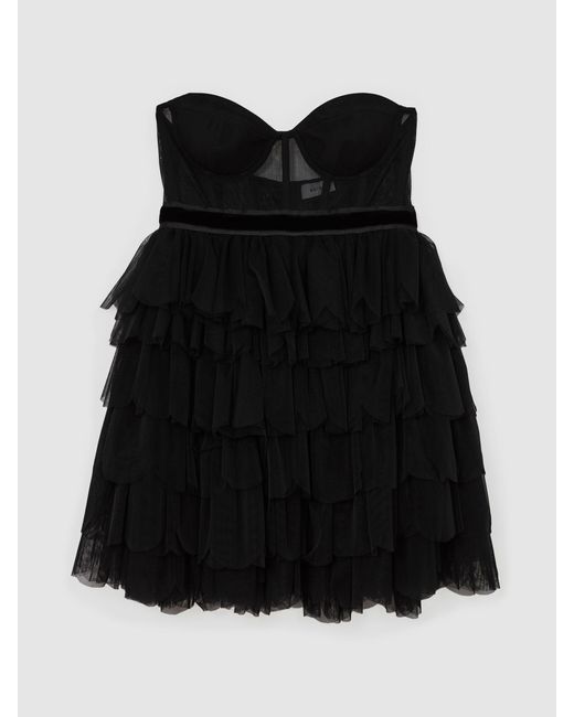Reiss Tillie - Black | Royal Ballet Tulle Mini Dress, Us 4