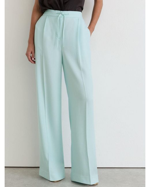 Reiss Multicolor Wide-Leg Drawstring Trousers