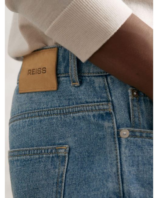 Reiss Blue Broadway Jeans Cotton Plain for men