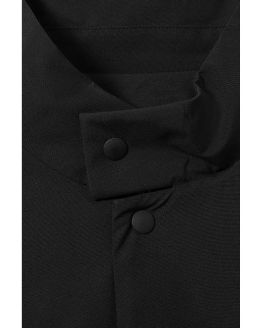 Scandinavian Edition Black Waterproof Jacket for men