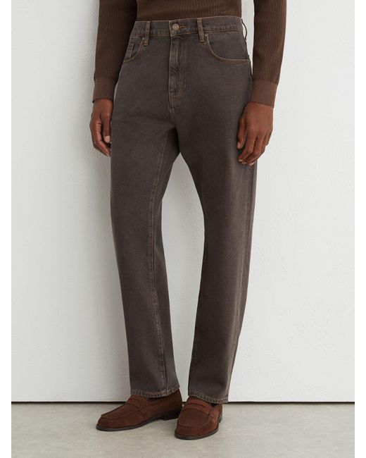 Reiss Hendrix - Grape Brown Jeans, 36s for men