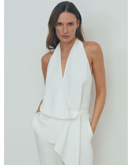 ATELIER Natural April Jumpsuit Plain