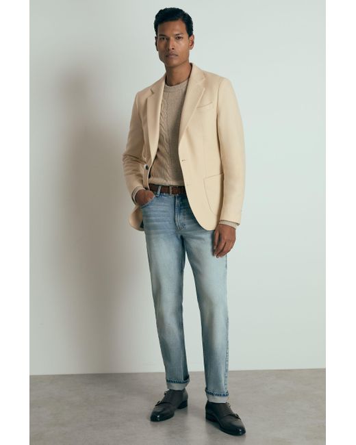 Reiss Natural Atelier Single-Breasted Blazer for men