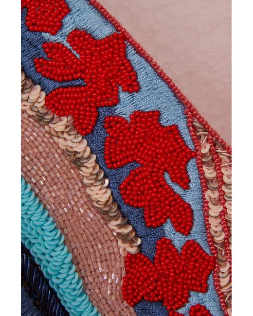Raishma Embellished Textured Mini Dress
