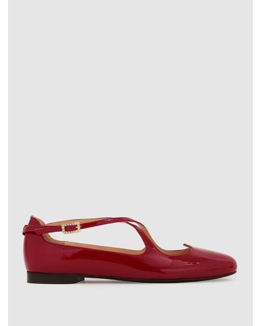 Camilla Elphick Red Camilla Lover Flats