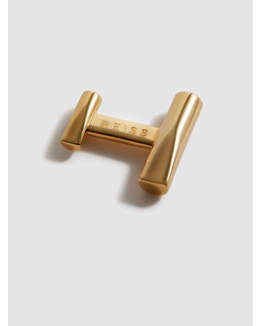 Reiss White Bar Cufflinks for men