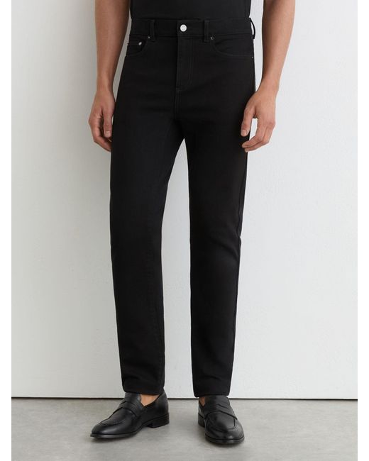 Reiss Blue Bleaker Jeans Cotton Plain for men