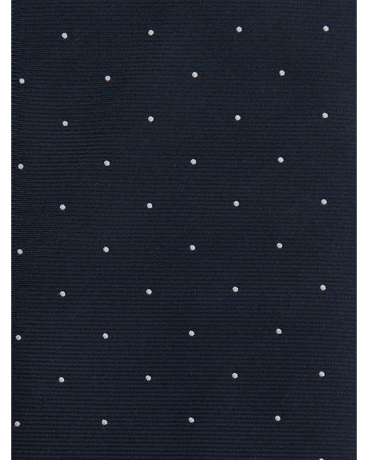 Reiss Blue Liam - Navy Polka Dot Tie, One for men