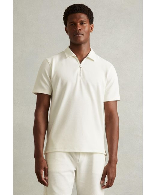 Mens off white polo shirt sales