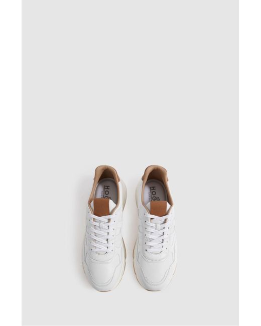 Hogan White Leather Chunky Trainers for men