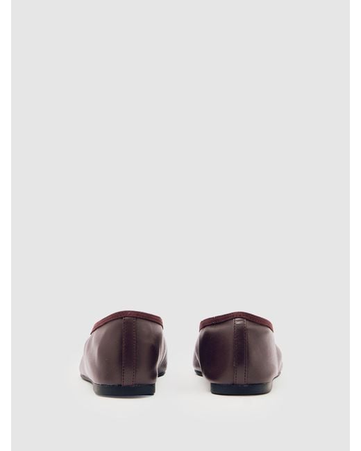 Reiss Multicolor Nappa Leather Ballet Flats