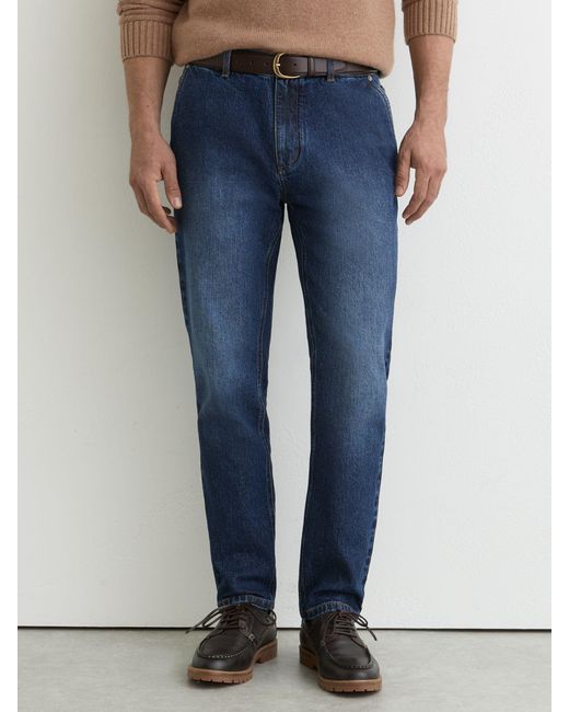 Reiss Blue Straight-Leg Jeans for men