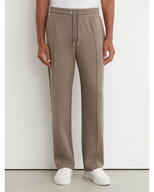 Reiss Multicolor Premium Interlock Straight-Leg Joggers for men