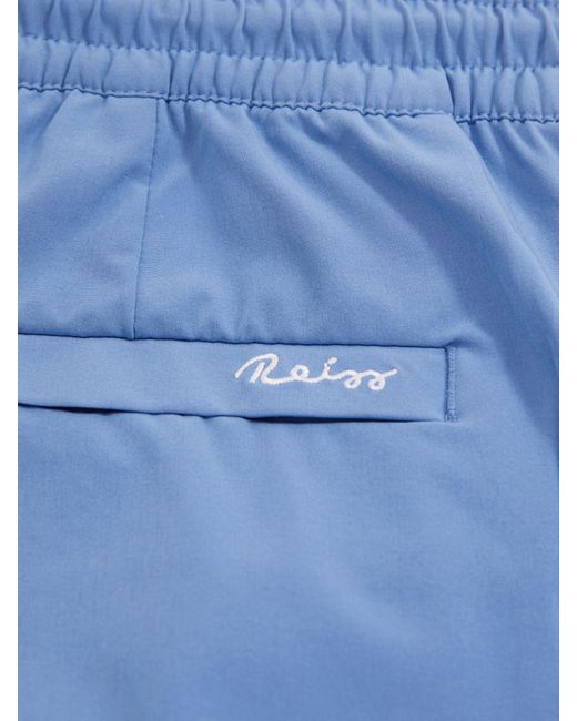 Reiss Blue Drawstring Swim Shorts for men