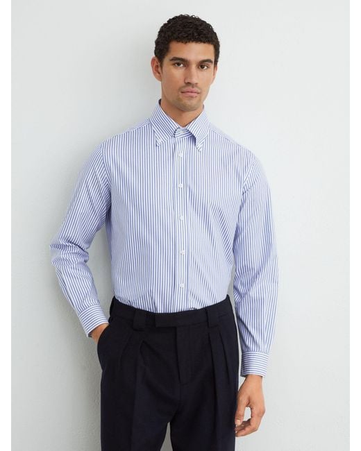 Reiss Blue Stripe Shirt for men