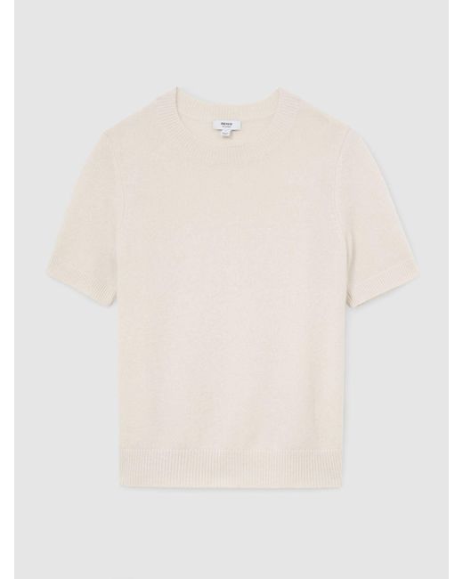 Reiss Natural Cashmere Crew-Neck T-Shirt