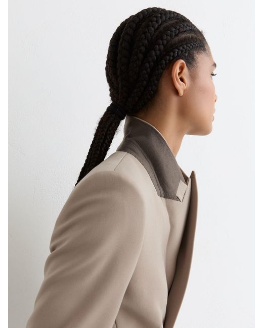 Reiss Natural Tailored Single Breasted Suit Blazer
