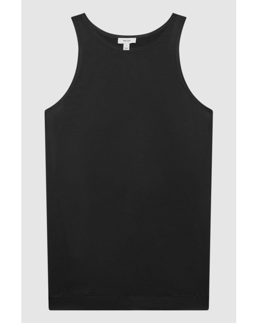 Reiss Gene - Black Silk Front Vest