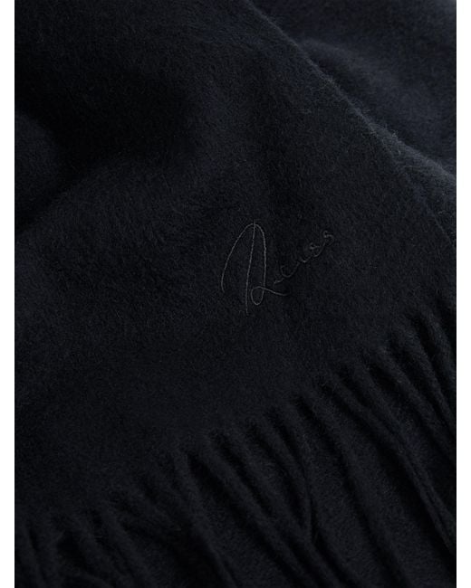 Reiss Blue Picton - Navy Cashmere Blend Scarf, One for men