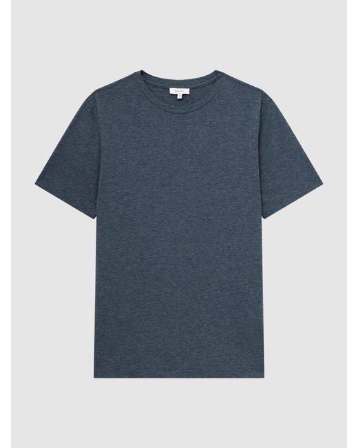Reiss Bless - Airforce Blue Melange Crew Neck T-shirt, Xxl for men