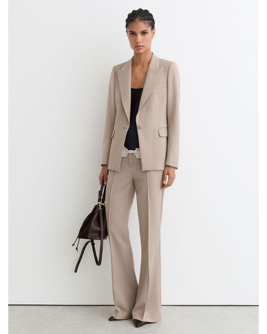 Reiss Natural Tailored Single Breasted Suit Blazer