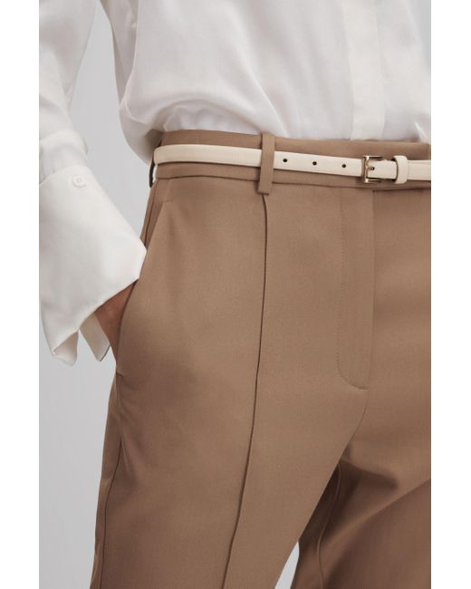 Reiss Natural Petite Wren Slim Fit Suit Trousers