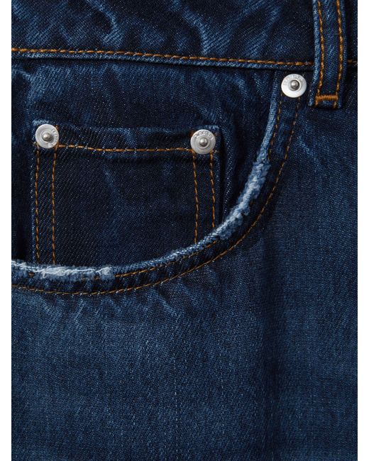 Reiss Blue Lightweight Blend Relaxed Jeans