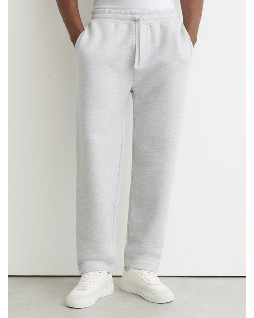 Reiss White Tanner - Grey Melange Cotton-blend Heavyweight Joggers, Xs for men