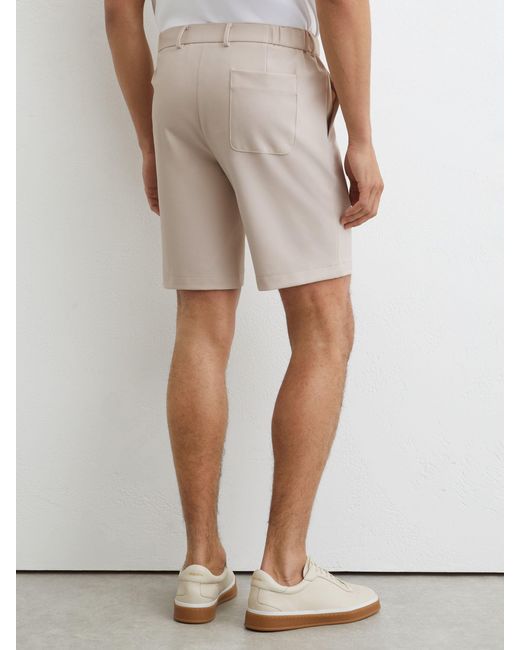 Reiss White Technical Stretch Shorts for men