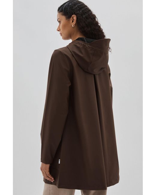 Rains Brown A-Line Raincoat