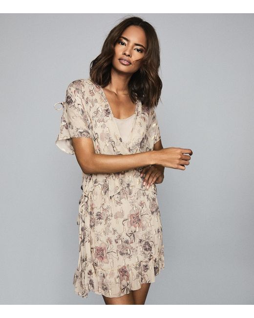 reiss ruby floral dress