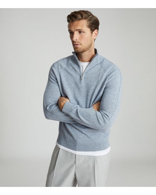 reiss half zip jumper