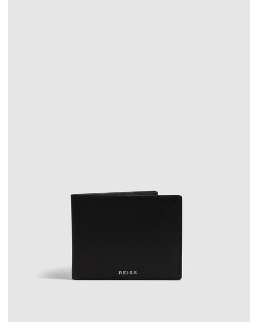 Reiss Black Leather Wallet for men