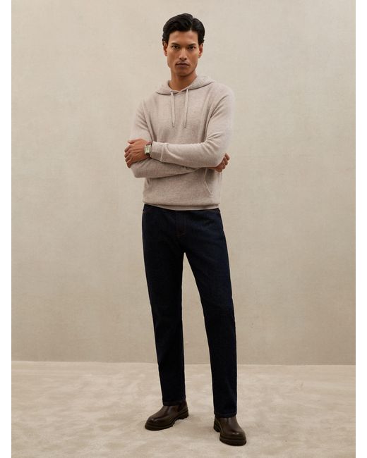 Reiss Natural Atelier Cashmere Hoodie for men