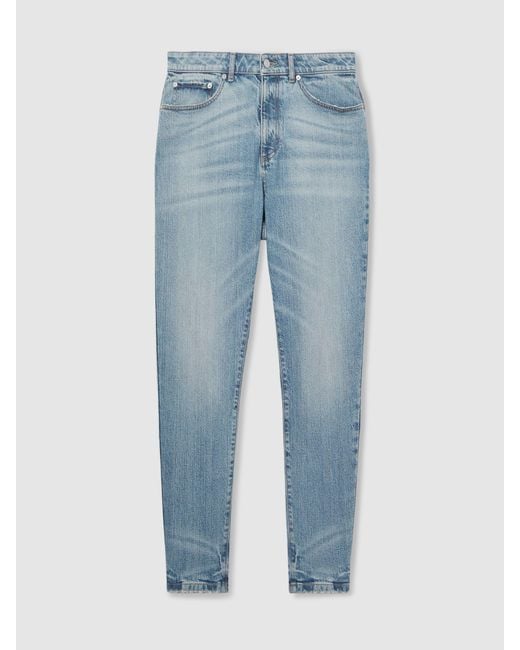 Reiss Multicolor Relaxed-Fit Cropped Jeans for men