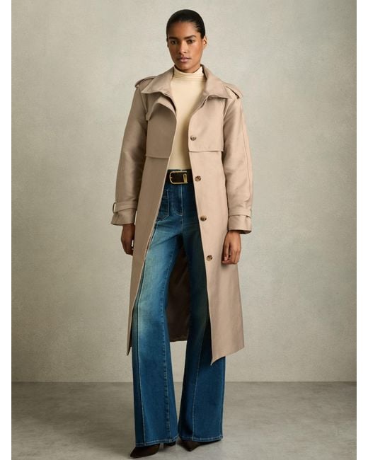 Reiss Natural Trench Coat