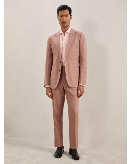 Reiss Natural Slim Fit Single Breasted Suit Blazer for men